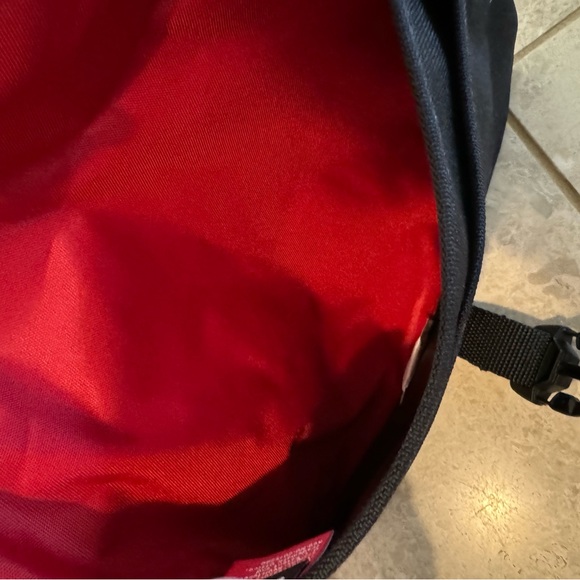 MANHATTAN PORTAGE crossbody.  Black with red lining. - Picture 9 of 9